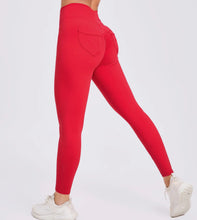 Cargar imagen en el visor de la galería, Leggings de bolsillo con cintura V