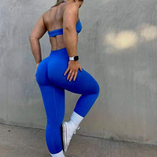 Cargar imagen en el visor de la galería, Set deportivo legging +bra corto