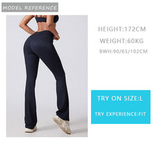 Cargar imagen en el visor de la galería, Legging campana talle alto Lismay