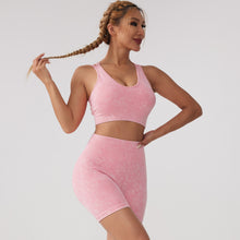 Cargar imagen en el visor de la galería, Conjunto de yoga deslavado