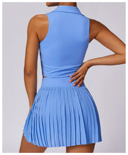 Cargar imagen en el visor de la galería, Conjunto de yoga falda short