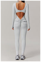 Cargar imagen en el visor de la galería, Long sleeve jumpsuit with pockets