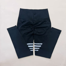 Cargar imagen en el visor de la galería, Legging push up cintura V con rayas