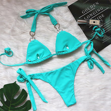Cargar imagen en el visor de la galería, Bikini con brillantes