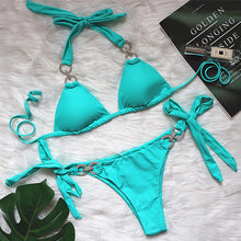 Cargar imagen en el visor de la galería, Bikini con brillantes