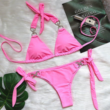 Cargar imagen en el visor de la galería, Bikini con brillantes