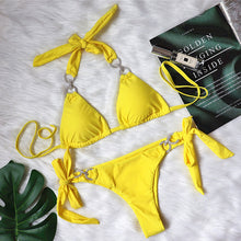 Cargar imagen en el visor de la galería, Bikini con brillantes