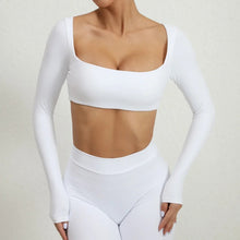 Cargar imagen en el visor de la galería, Crop top manga larga