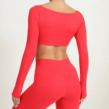Cargar imagen en el visor de la galería, Crop top manga larga