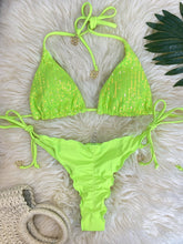 Cargar imagen en el visor de la galería, Bikini con lentejuelas