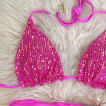 Cargar imagen en el visor de la galería, Bikini con lentejuelas