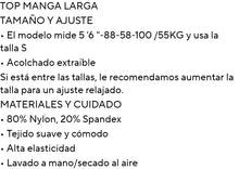 Cargar imagen en el visor de la galería, Crop top manga larga fruncido