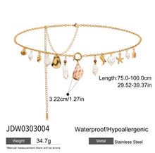 Cargar imagen en el visor de la galería, Cadena de cintura, accesorios de verano