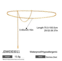 Cargar imagen en el visor de la galería, Cadena de cintura, accesorios de verano