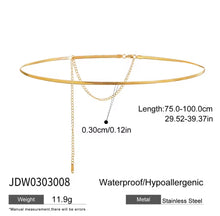 Cargar imagen en el visor de la galería, Cadena de cintura, accesorios de verano