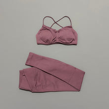 Cargar imagen en el visor de la galería, Set legging + top fruncido
