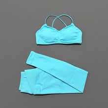 Cargar imagen en el visor de la galería, Set legging + top fruncido