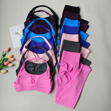 Cargar imagen en el visor de la galería, Set deportivo legging +bra corto
