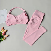 Cargar imagen en el visor de la galería, Set deportivo legging +bra corto