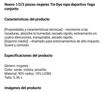 Cargar imagen en el visor de la galería, Tie dye cotton sugar set