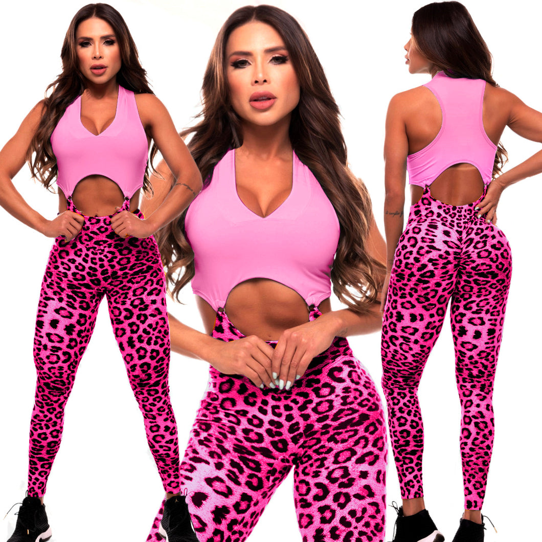 Jumpsuit animal print