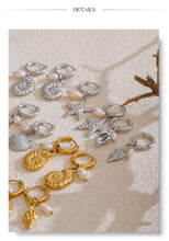 Cargar imagen en el visor de la galería, Pendientes de aro de verano
