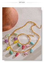 Cargar imagen en el visor de la galería, Joyería de acero inoxidable estrella de mar
