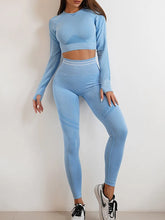 Cargar imagen en el visor de la galería, Set yoga long sleeve
