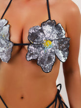 Cargar imagen en el visor de la galería, Bikini flower silver
