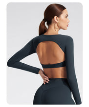 Cargar imagen en el visor de la galería, Top de yoga con sujetador incorporado
