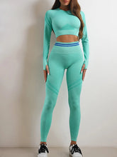 Cargar imagen en el visor de la galería, Set yoga long sleeve

