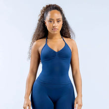 Cargar imagen en el visor de la galería, Set Lisami legging + bra largo con fruncido
