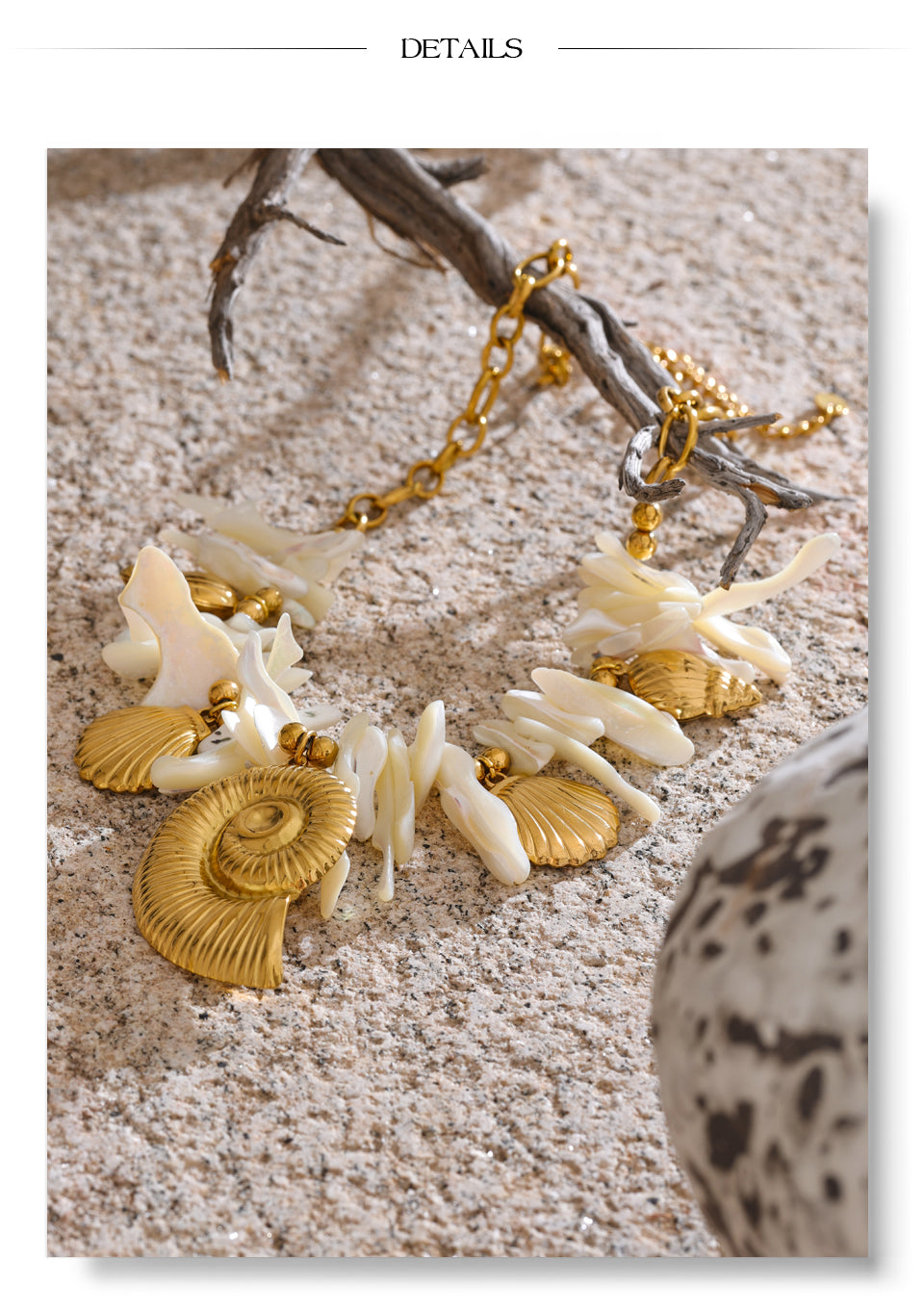 Collar concha marina