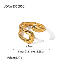 Cargar imagen en el visor de la galería, Anillo Ola dorada
