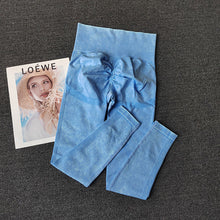 Cargar imagen en el visor de la galería, Seamless wash gym leggings

