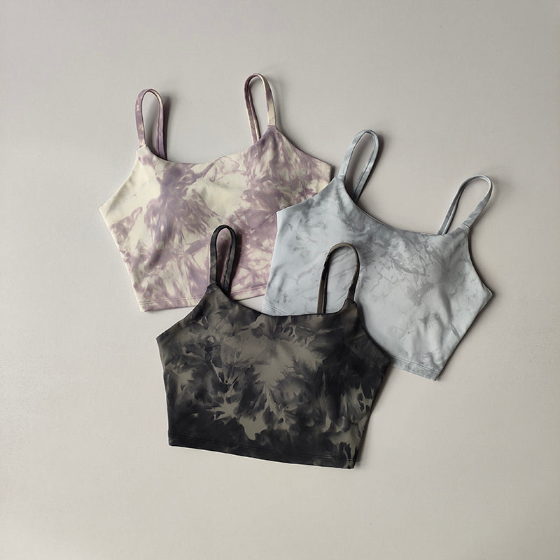 Top corto tie dye