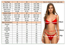 Cargar imagen en el visor de la galería, Bikini brasileño con tiras y conchas

