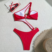 Cargar imagen en el visor de la galería, Monokini asimétrico de un hombro
