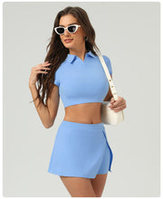 Cargar imagen en el visor de la galería, Conjunto de verano, ideal para tenis , yoga o casual
