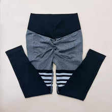 Cargar imagen en el visor de la galería, Legging push up cintura V con rayas
