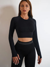 Cargar imagen en el visor de la galería, Set yoga long sleeve
