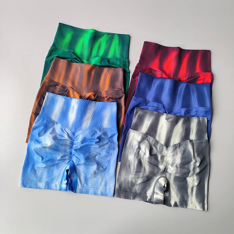 Short tie dye acuarela