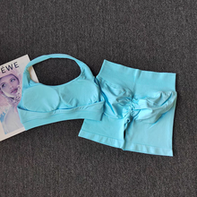 Cargar imagen en el visor de la galería, Set deportivo short con bra corto
