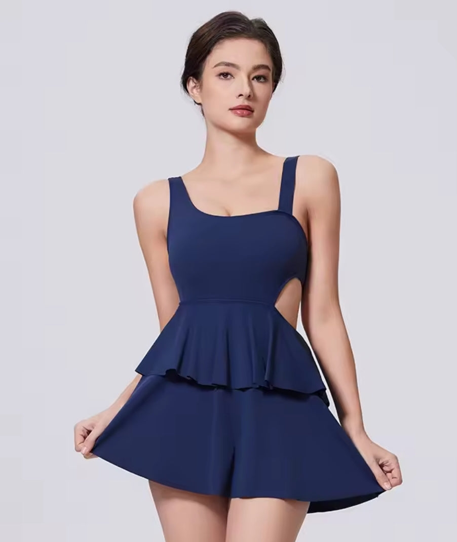 Vestido deportivo con volantes