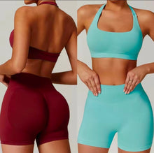 Cargar imagen en el visor de la galería, Set deportivo short con bra corto

