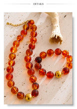 Cargar imagen en el visor de la galería, Conjunto Collar + Pulsera de cuentas
