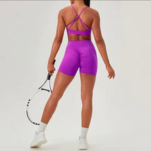 Cargar imagen en el visor de la galería, Power Fit Purple (bra + shorts)
