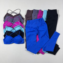 Cargar imagen en el visor de la galería, Set legging + top fruncido
