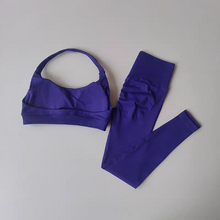 Cargar imagen en el visor de la galería, Set deportivo legging +bra corto
