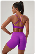 Cargar imagen en el visor de la galería, Power Fit Purple (bra + shorts)
